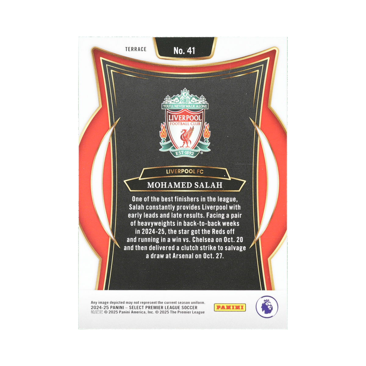 Mohamed Salah 2024/25 41 — back