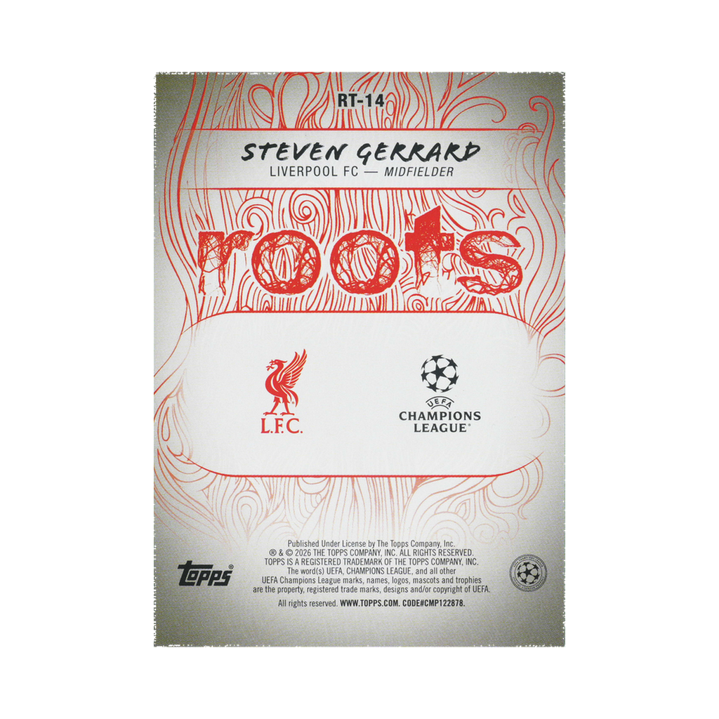 Steven Gerrard 2025/26 RT-14 — back