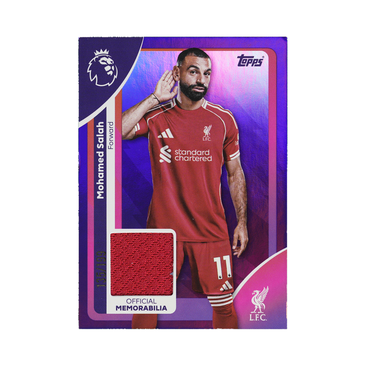 Mohamed Salah 2025/26 RE-MS 135/199 — front