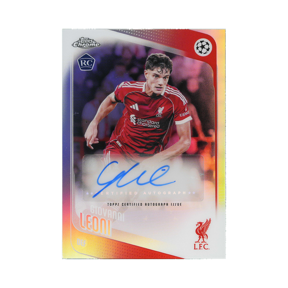 Giovanni Leoni 2025/26 CA-GL — front