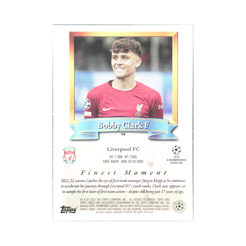 Bobby Clark 2022/23 16 — back