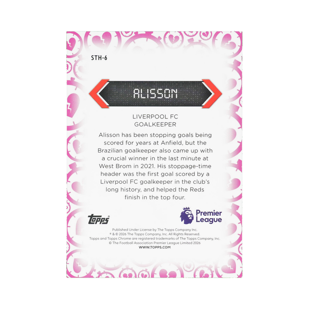 Alisson 2026 STH-6 — back