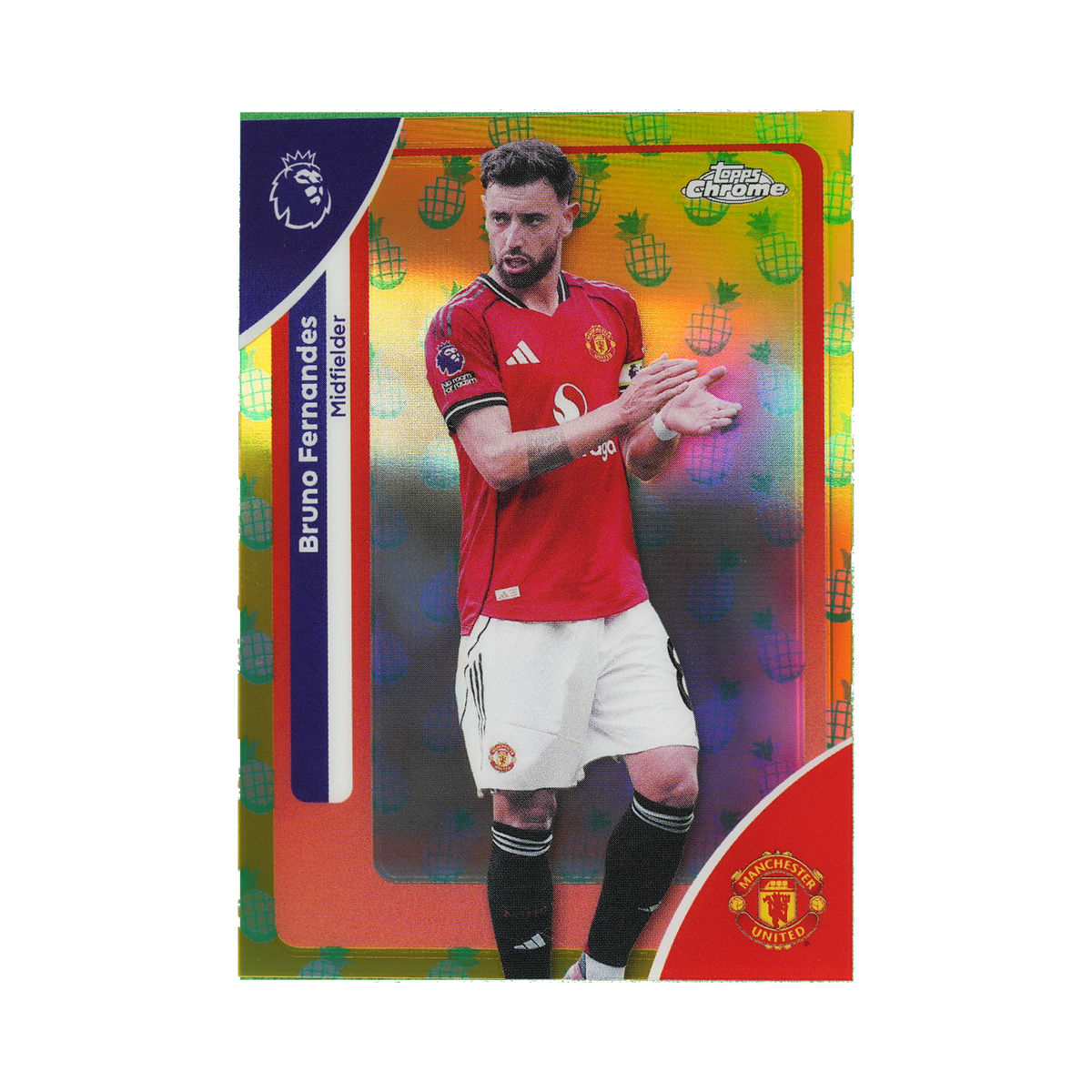 Bruno Fernandes 2026 Topps Chrome Premier League #135  front view