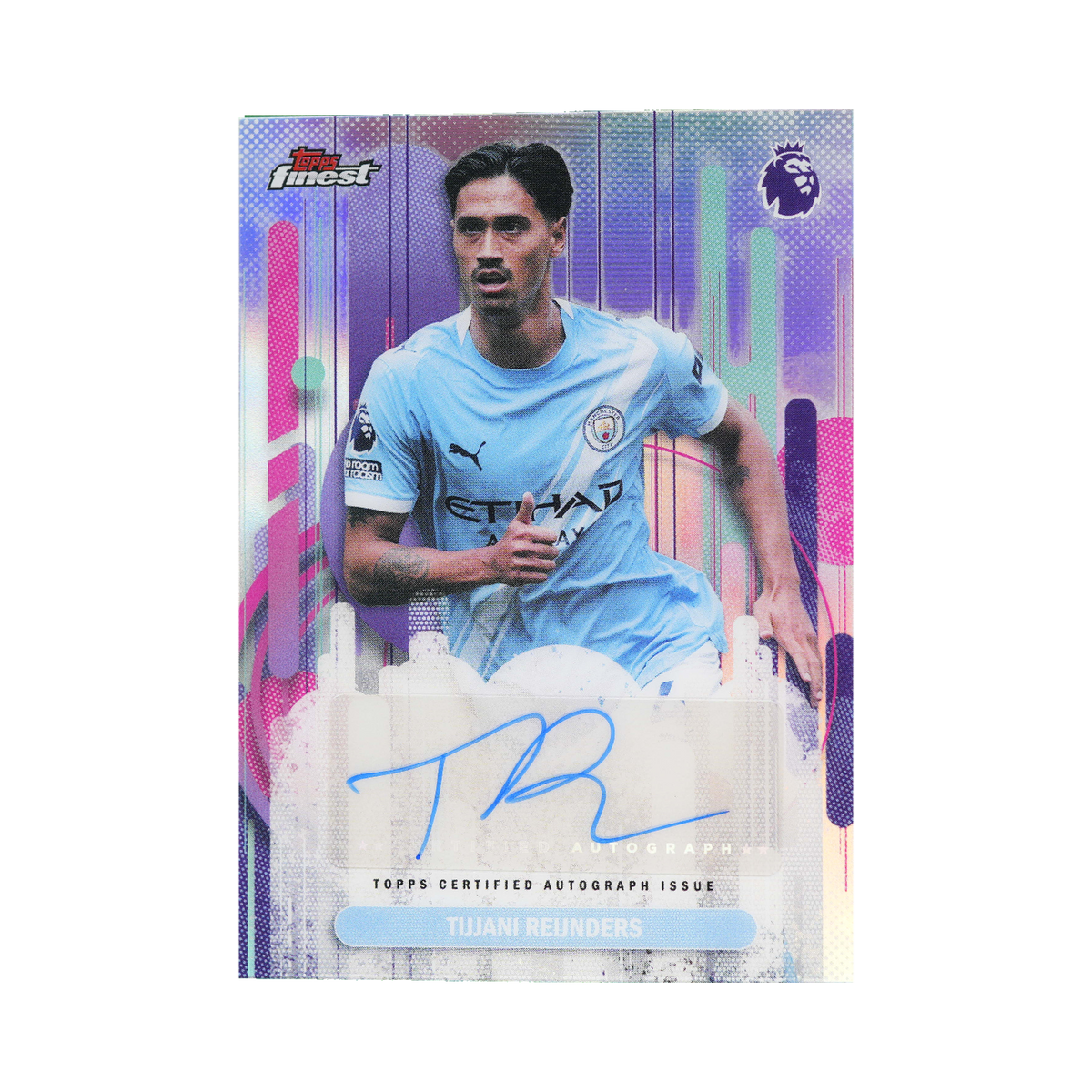 Tijjani Reijnders 2026 Topps Finest Premier League #FA-TR Standard front view