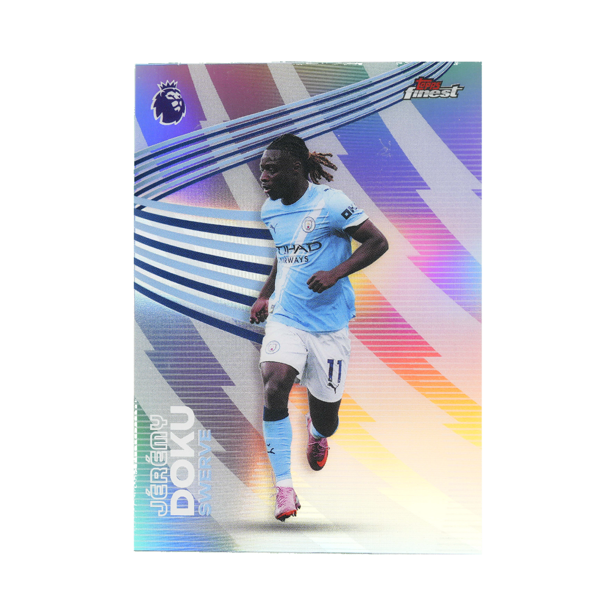 Jérémy Doku 2026 Topps Finest Premier League #SV-26 Standard front view