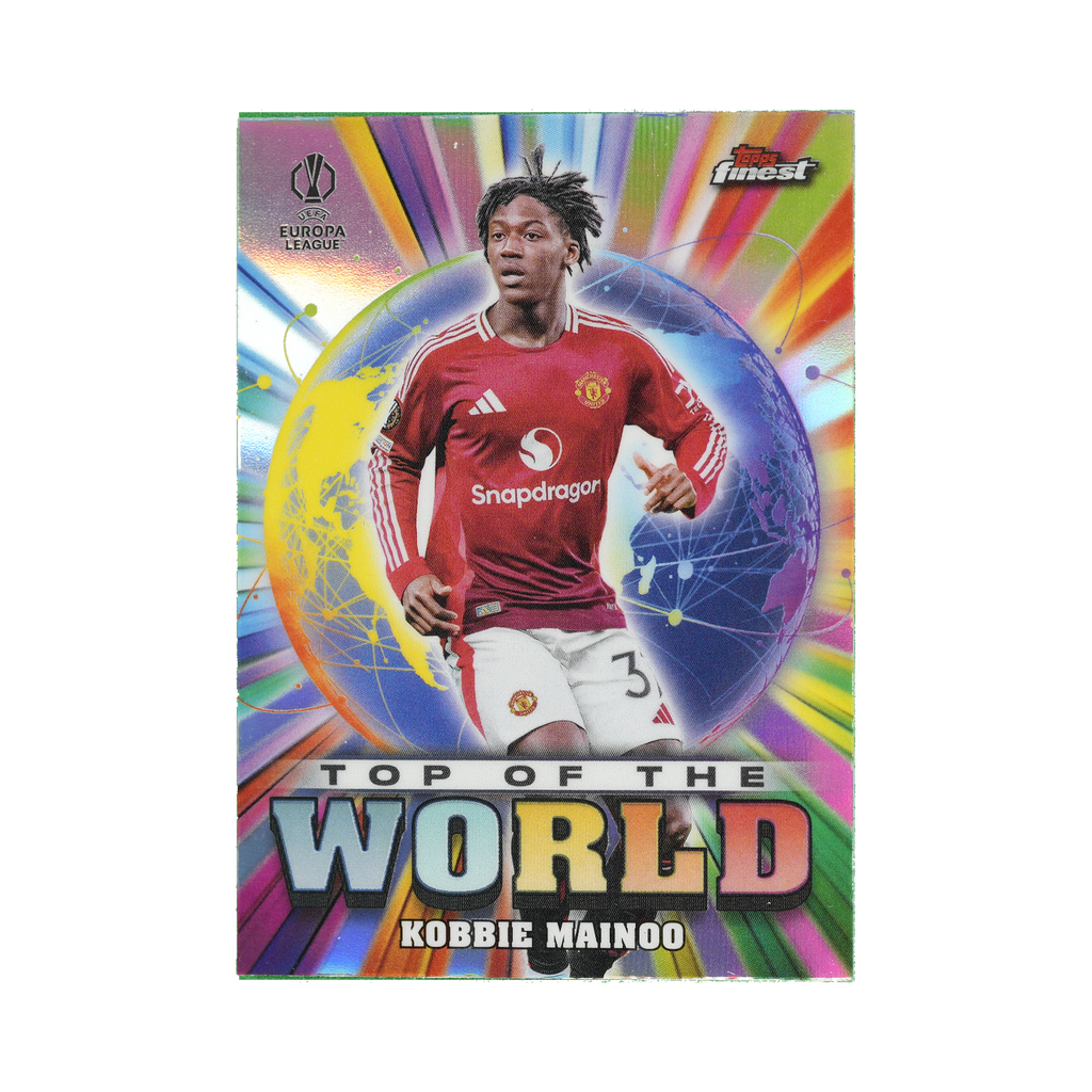 Kobbie Mainoo 2024/25 Topps Finest UEFA Club Competitions #TW-17  front view