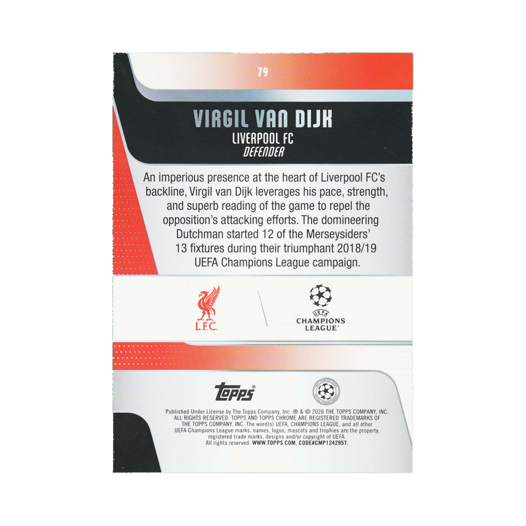 Virgil van Dijk 2025/26 79 — back
