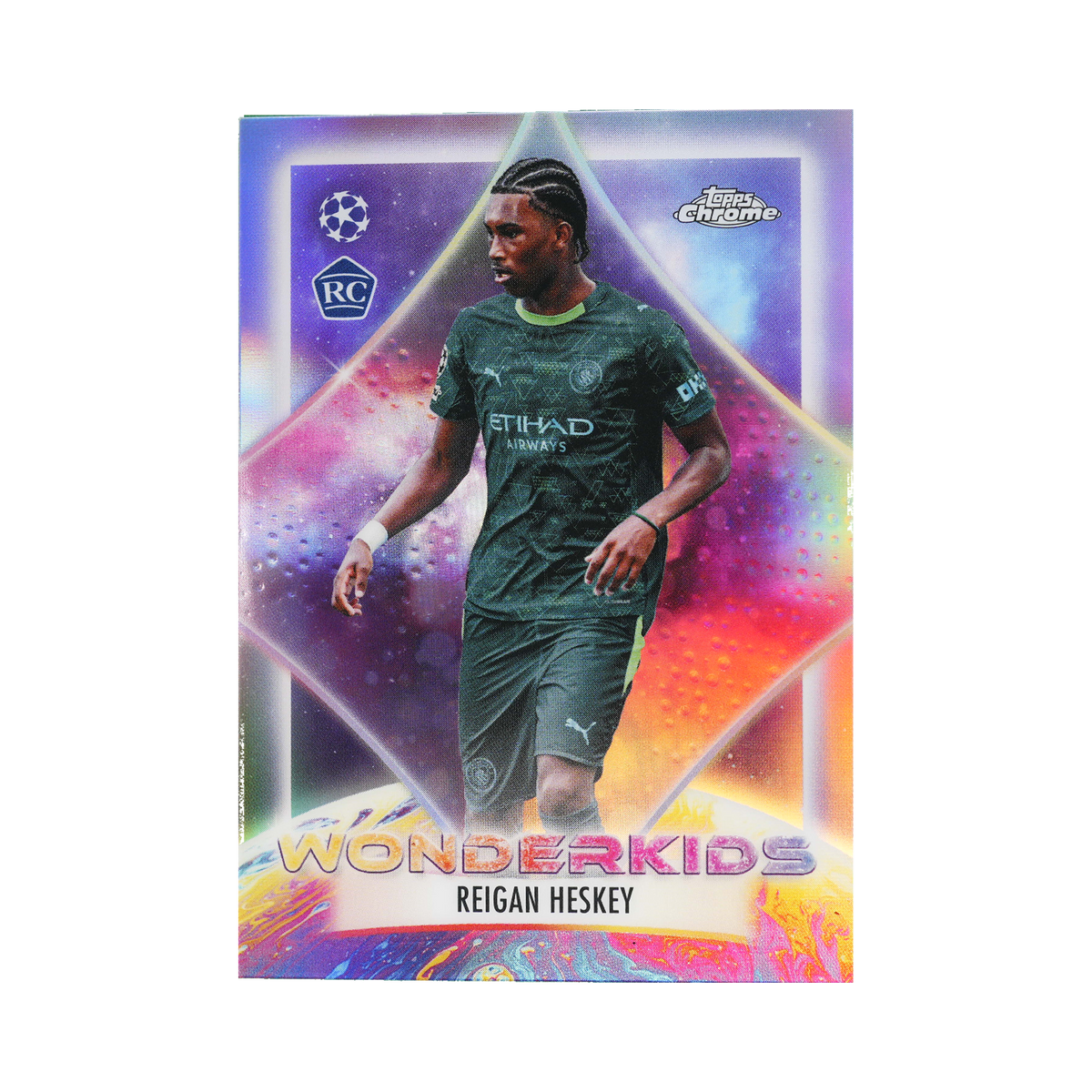 Reigan Heskey 2025/26 Topps Chrome UEFA Club Competitions #WK-2 Standard front view