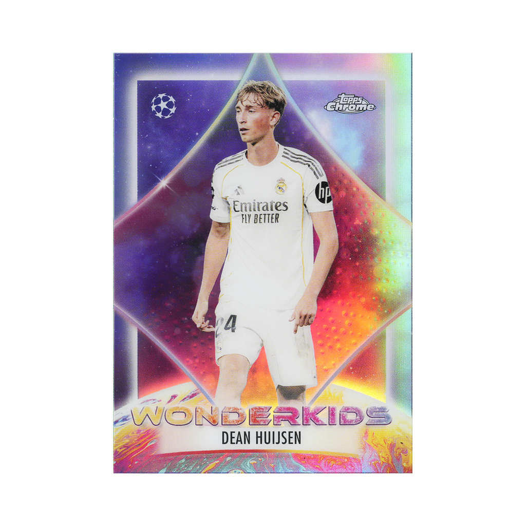 Dean Huijsen 2025/26 Topps Chrome UEFA Club Competitions #WK-6 Standard front view
