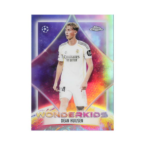 Dean Huijsen 2025/26 Topps Chrome UEFA Club Competitions #WK-6 Standard front view