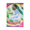 Sergio Agüero 2026 Topps Finest Premier League #FM-SA Green Refractor 29/75 front view