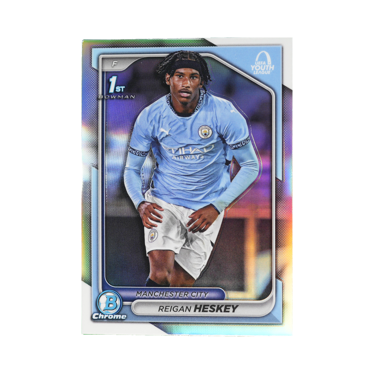 Reigan Heskey 2024/25 Topps Chrome UEFA Club Competitions #BU-RH Standard front view