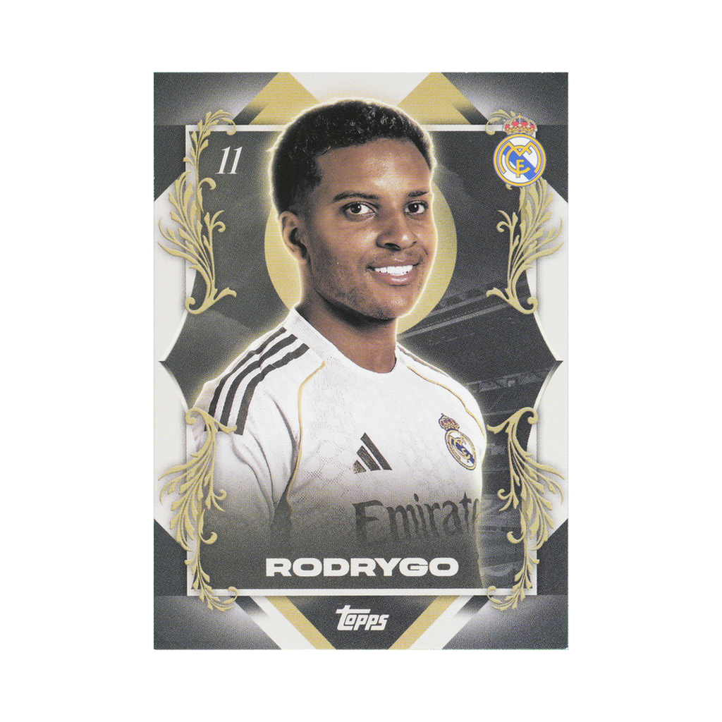 Rodrygo 2025/26 Topps Los Blancos Real Madrid #46 Standard front view