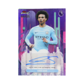 Leroy Sané 2026 Topps Finest Premier League #FA-LS Purple Refractor 076/125 front view