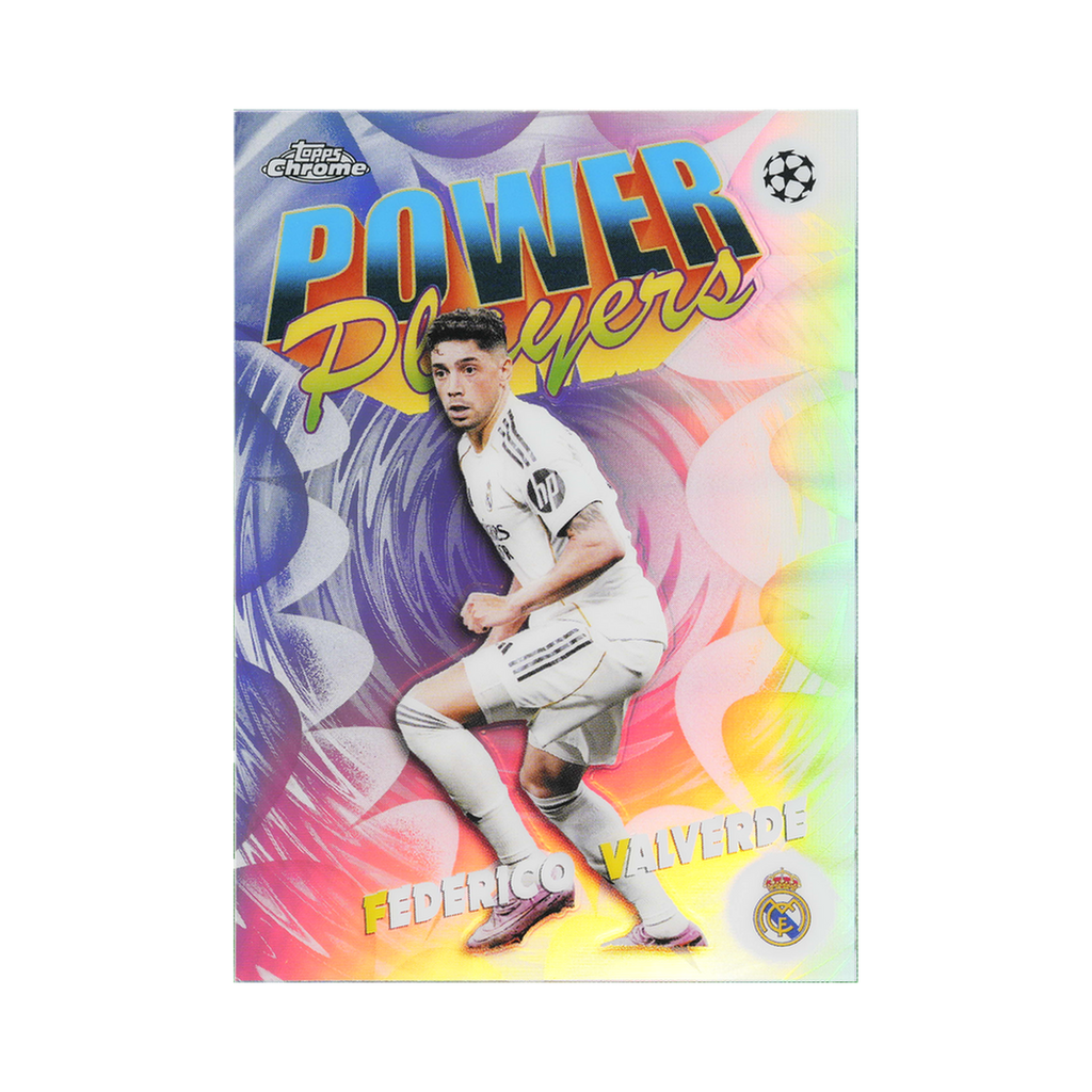 Federico Valverde 2025/26 Topps Chrome UEFA Club Competitions #PP-15 Standard front view