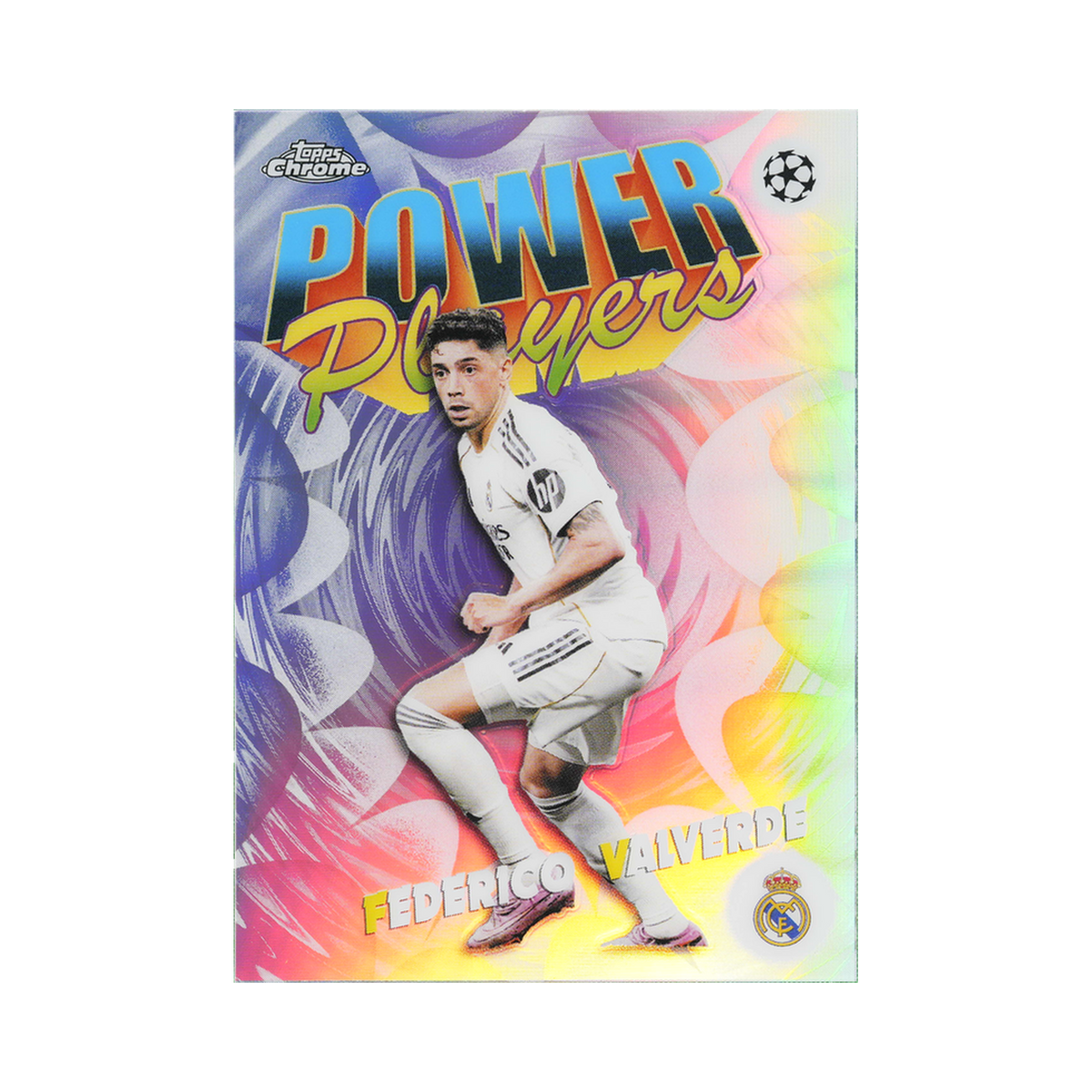 Federico Valverde 2025/26 Topps Chrome UEFA Club Competitions #PP-15 Standard front view