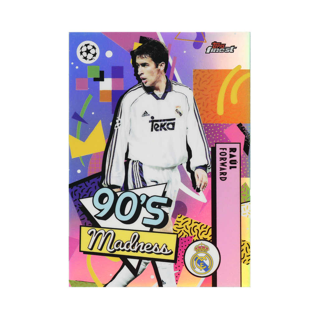 Raúl 2025/26 Topps Finest UEFA Club Competitions #MAD-3 Standard front view