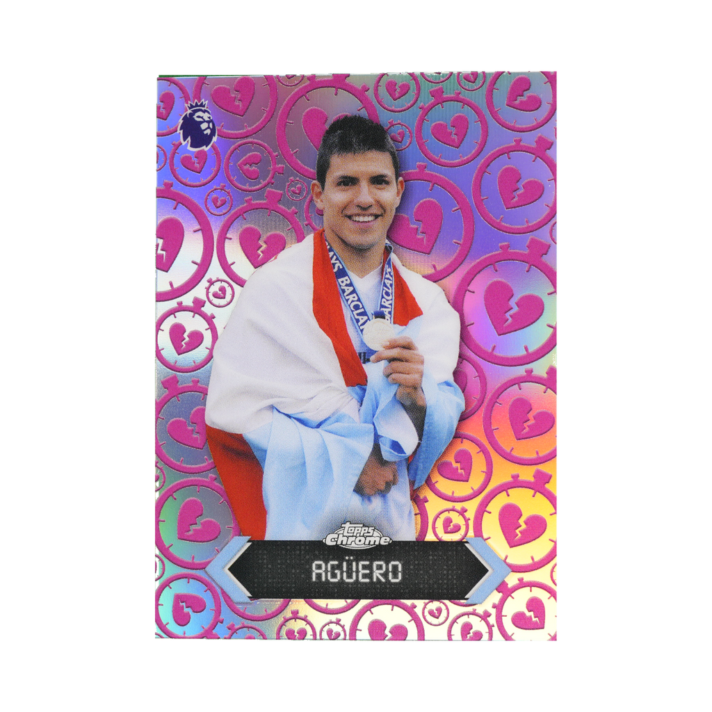 Sergio Agüero 2026 Topps Chrome Premier League #STH-2 Standard front view