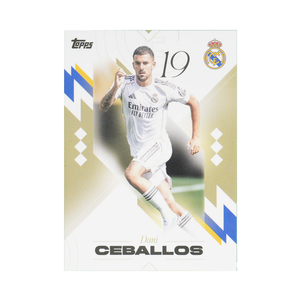 Dani Ceballos 2025/26 Topps Los Blancos Real Madrid #16 Standard front view