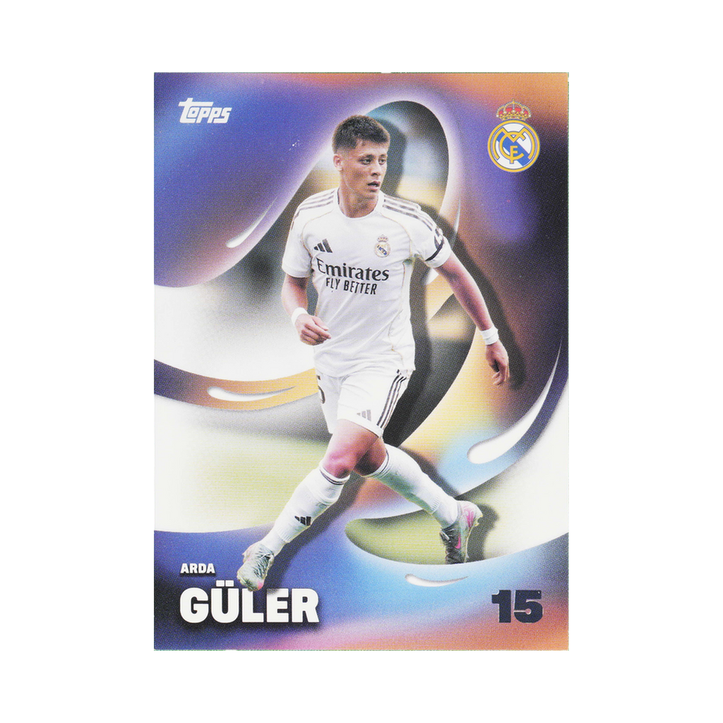 Arda Güler 2025/26 Topps Los Blancos Real Madrid #30 Standard front view