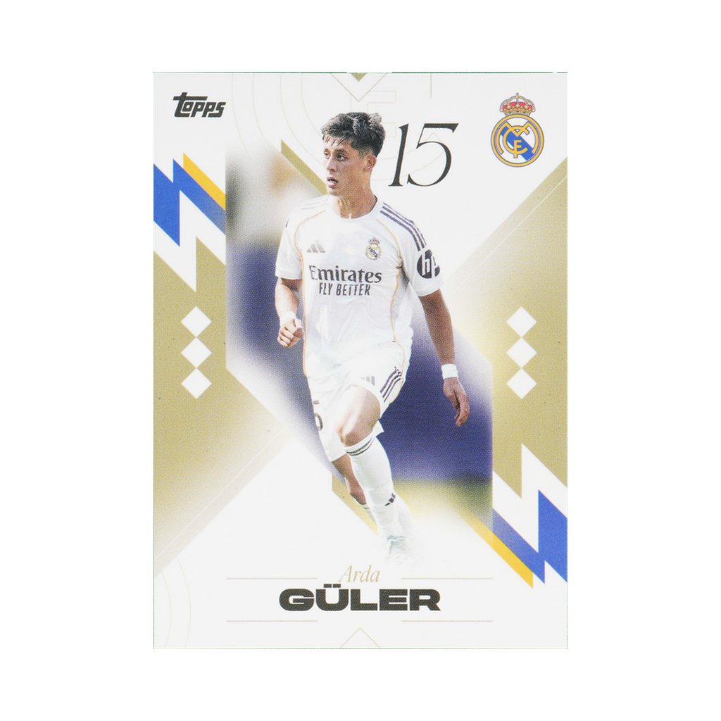 Arda Güler 2025/26 Topps Los Blancos Real Madrid #19 Standard front view