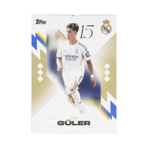 Arda Güler 2025/26 Topps Los Blancos Real Madrid #19 Standard front view