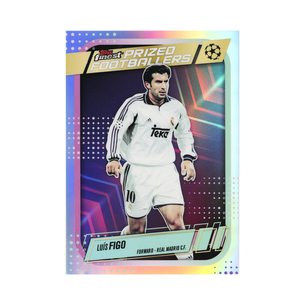 Luís Figo 2025/26 Topps Finest UEFA Club Competitions #PF-7 Standard front view