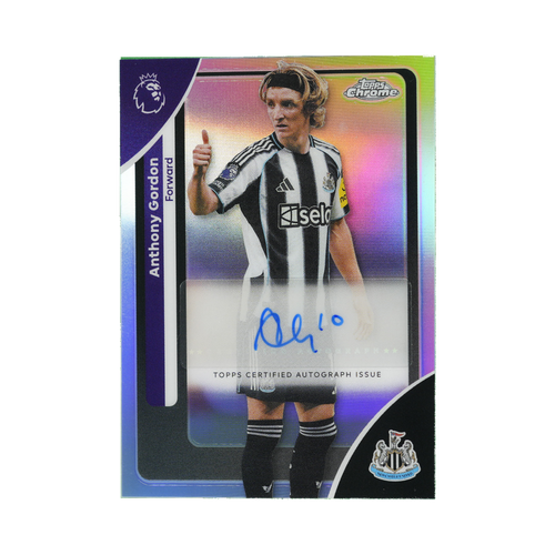 Anthony Gordon 2026 Topps Chrome Premier League #CA-AY  front view