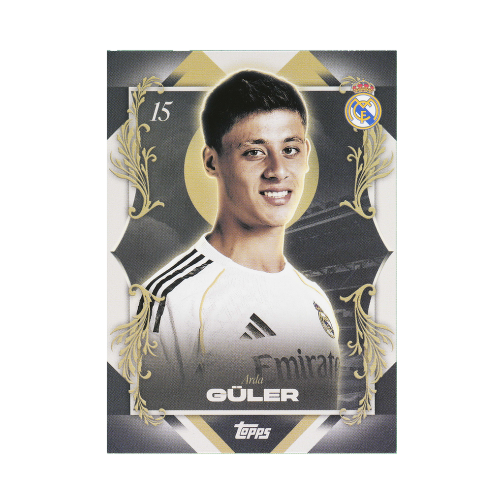 Arda Güler 2025/26 Topps Los Blancos Real Madrid #43 Standard front view