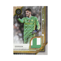 Ederson 2023/24 Topps Museum Collection UEFA Champions League #MMSR-ED Gold 35/50 front view