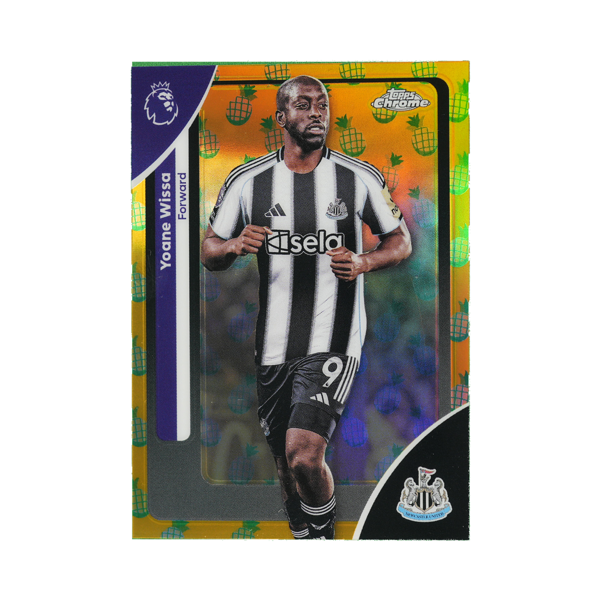Yoane Wissa 2026 Topps Chrome Premier League #141  front view