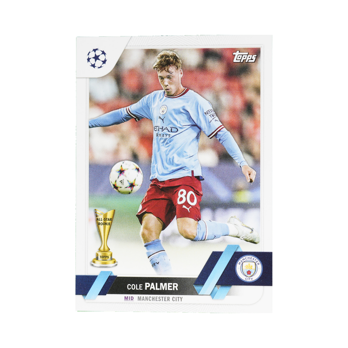 Cole Palmer 2022/23 Topps UEFA Club Competitions #34 Standard front view