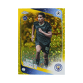 Divine Mukasa 2025/26 Topps Chrome UEFA Club Competitions #49 Yellow Mini-Diamonds Refractor 172/275 front view