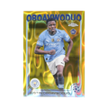 Justin Oboavwoduo 2024/25 Topps Chrome UEFA Club Competitions #144 Gold Lava Refractor 20/50 front view