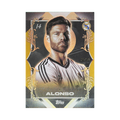 Xabi Alonso 2025/26 Topps Los Blancos Real Madrid #40 Gold 25/50 front view