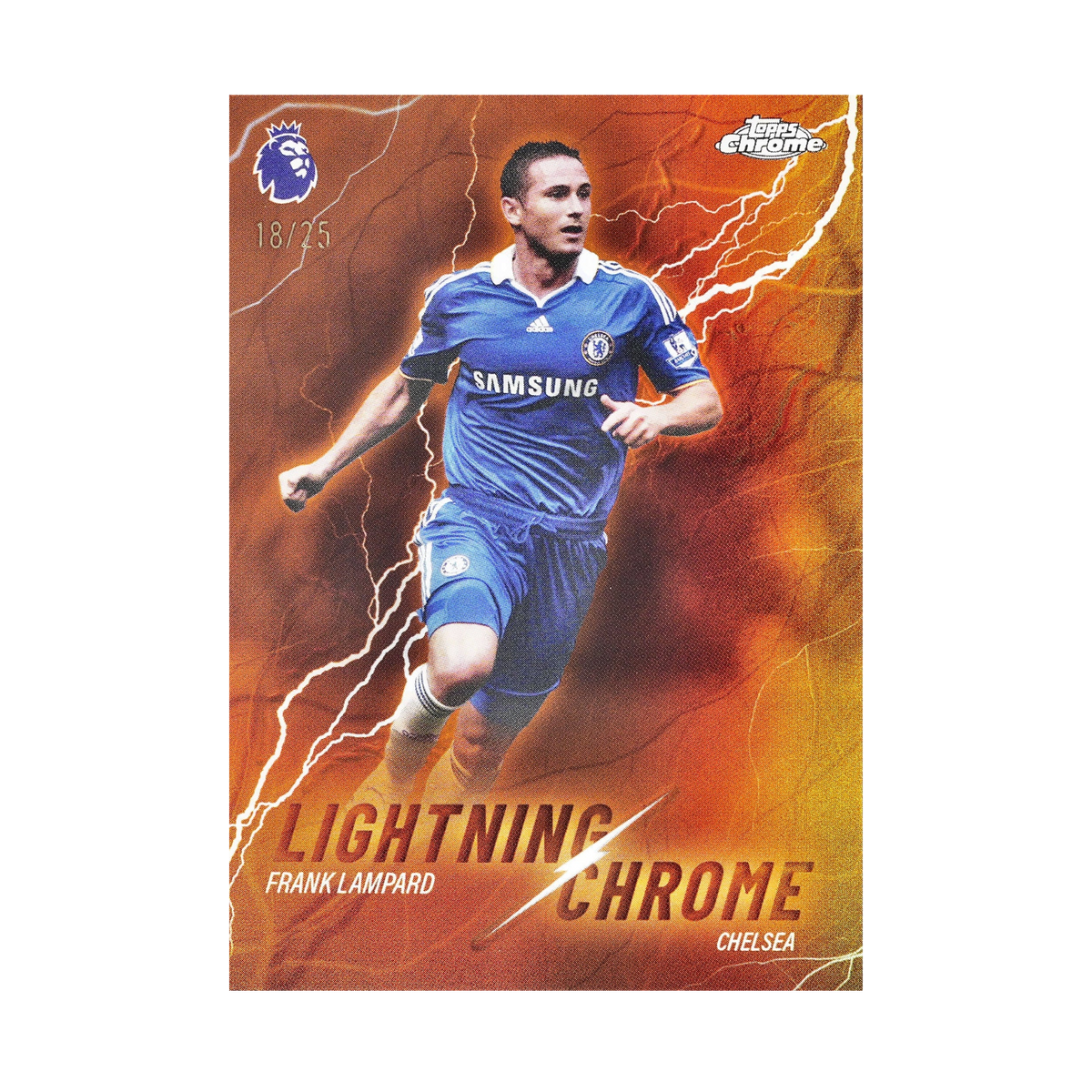 Frank Lampard collectible card — front