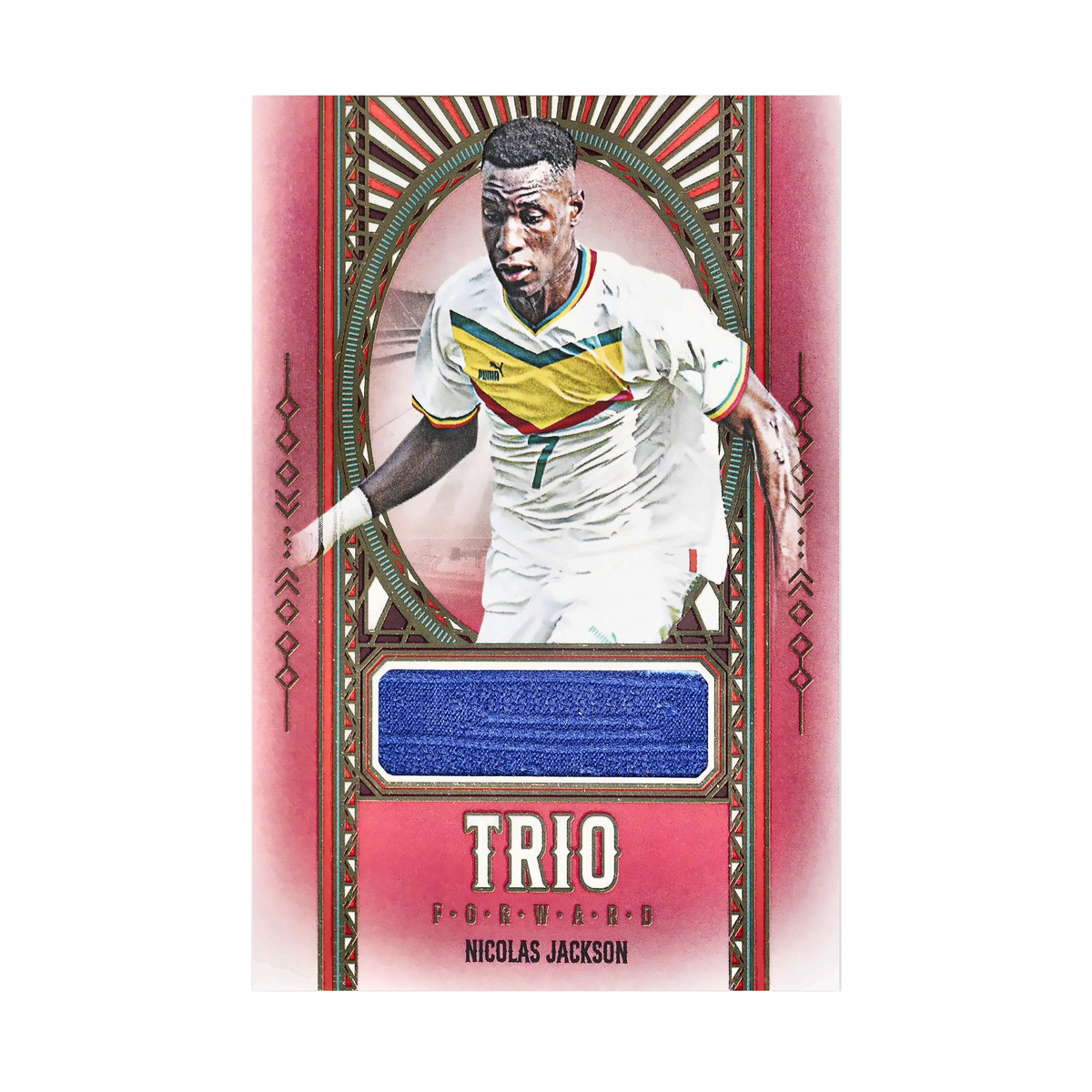 Nicolas Jackson collectible card — front