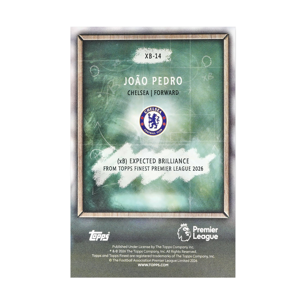 João Pedro collectible card — back