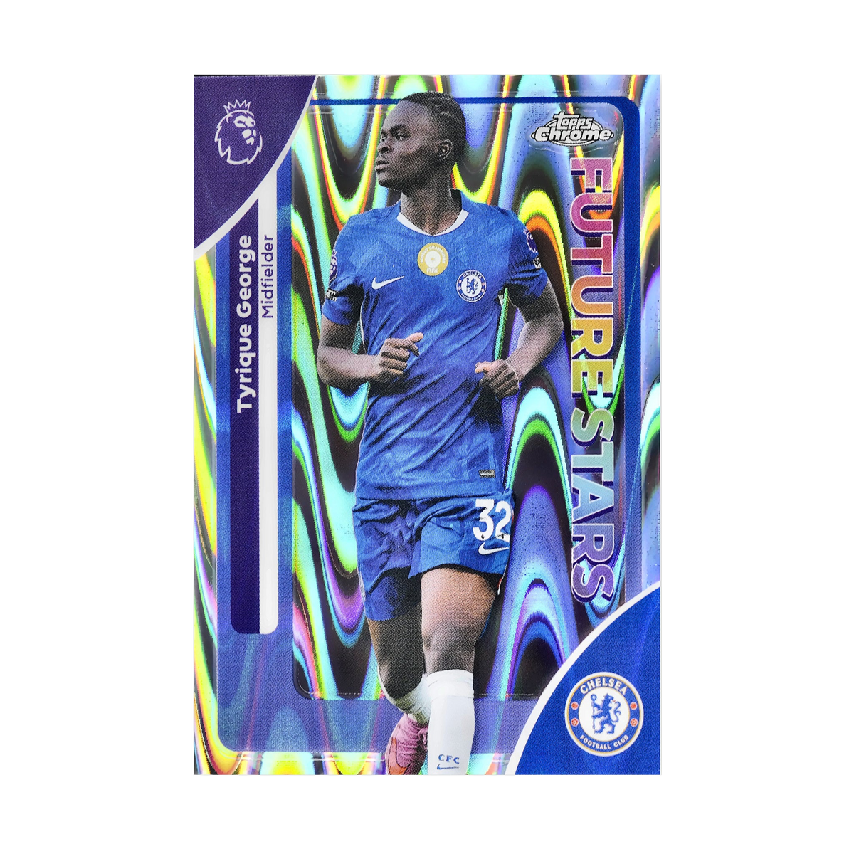 Tyrique George collectible card — front