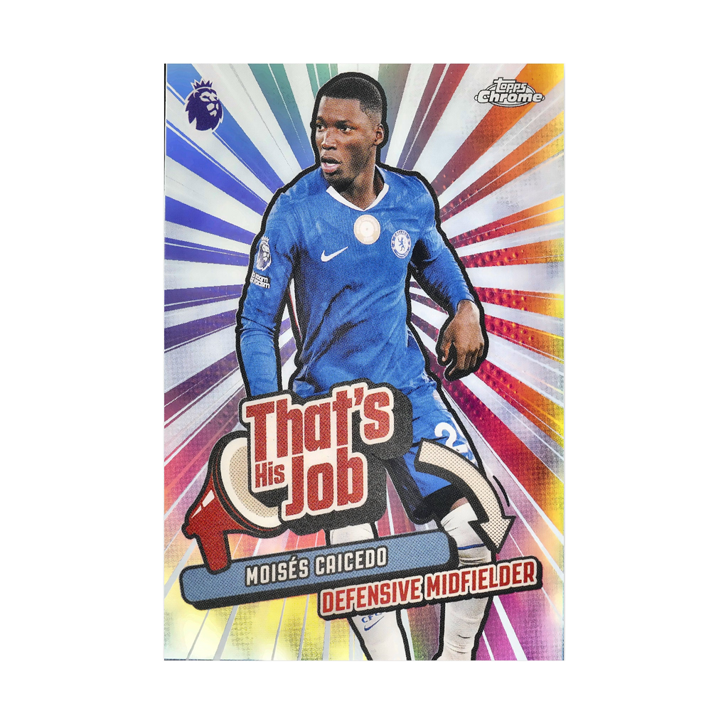 Moisés Caicedo collectible card — front