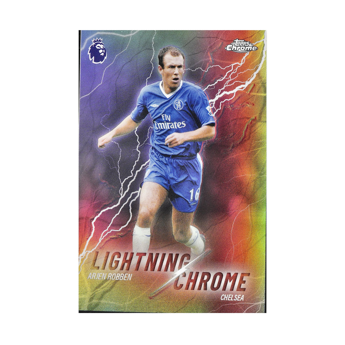 Arjen Robben collectible card — front