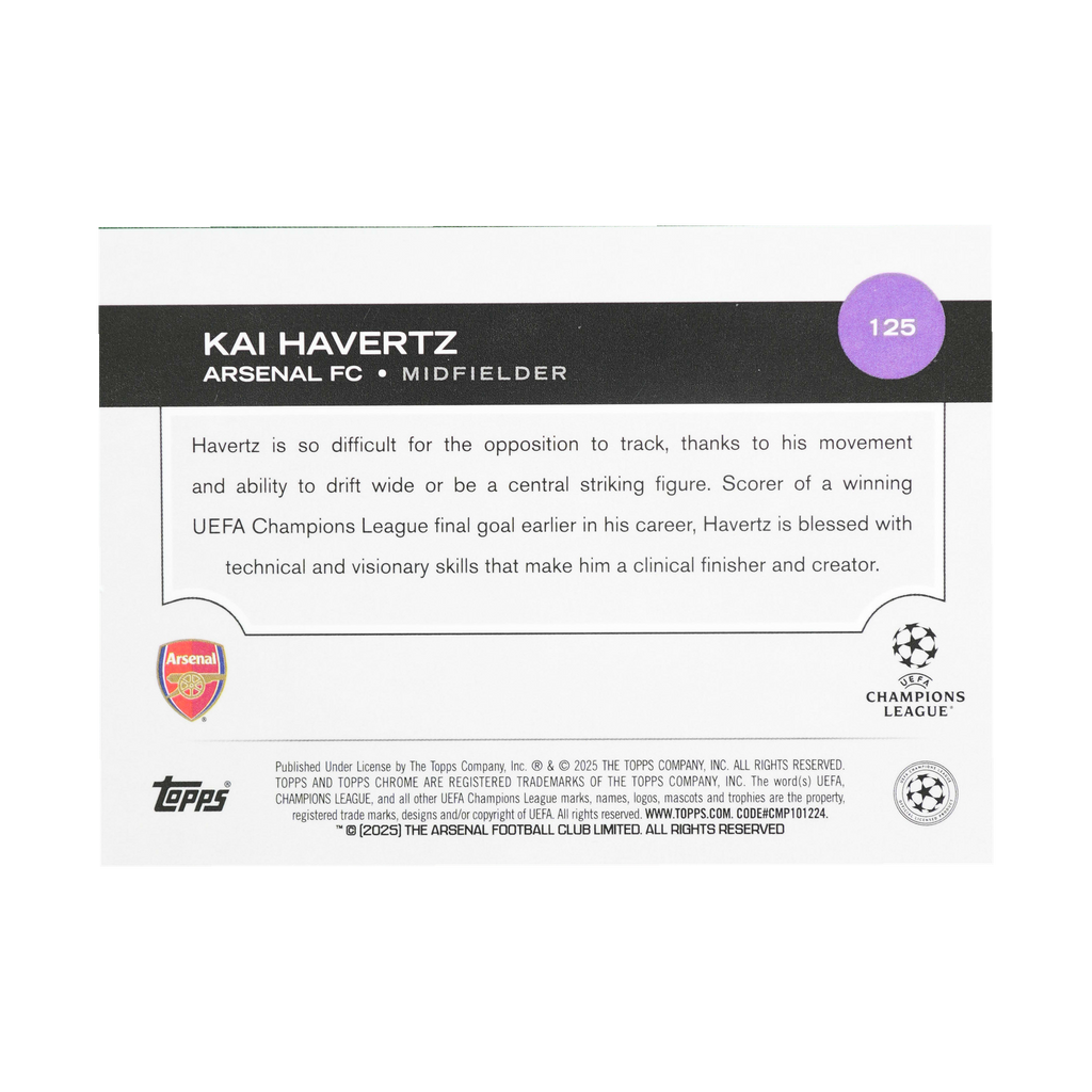 Kai Havertz 125 — back
