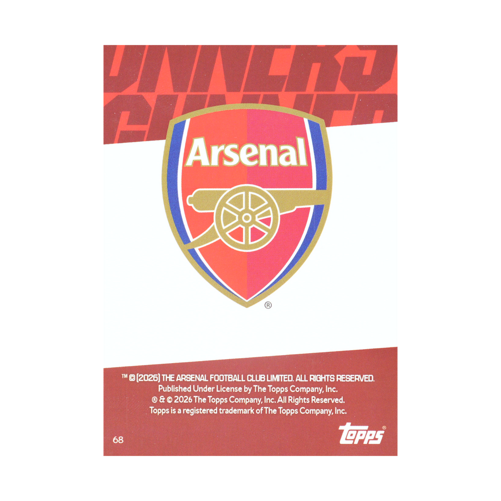 Bukayo Saka 68 — back