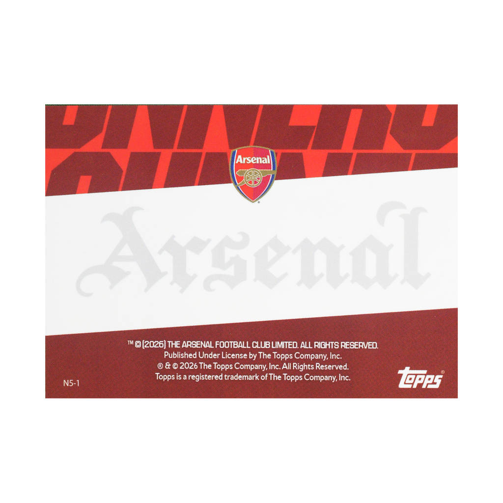 Bukayo Saka N5-1 — back