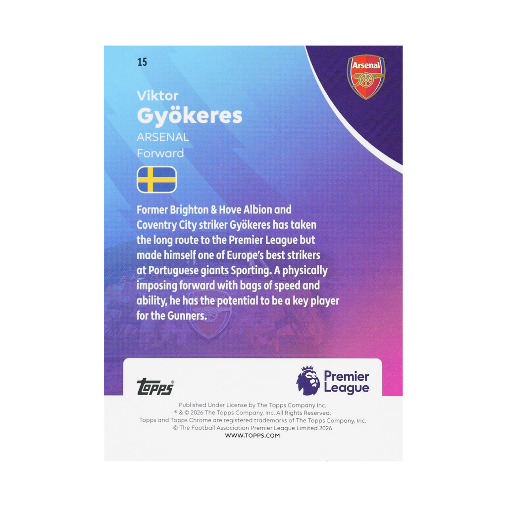 Viktor Gyökeres 15 — back