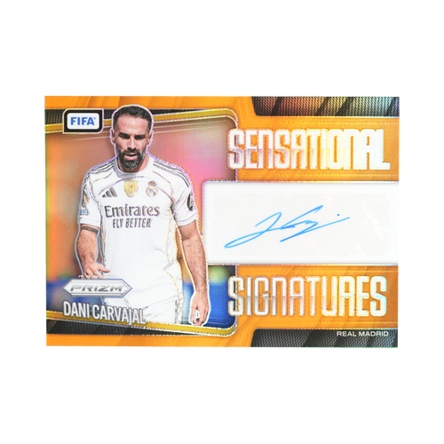 Dani Carvajal 2025/26 Sensational Signatures #SS-DC 02/49, front view