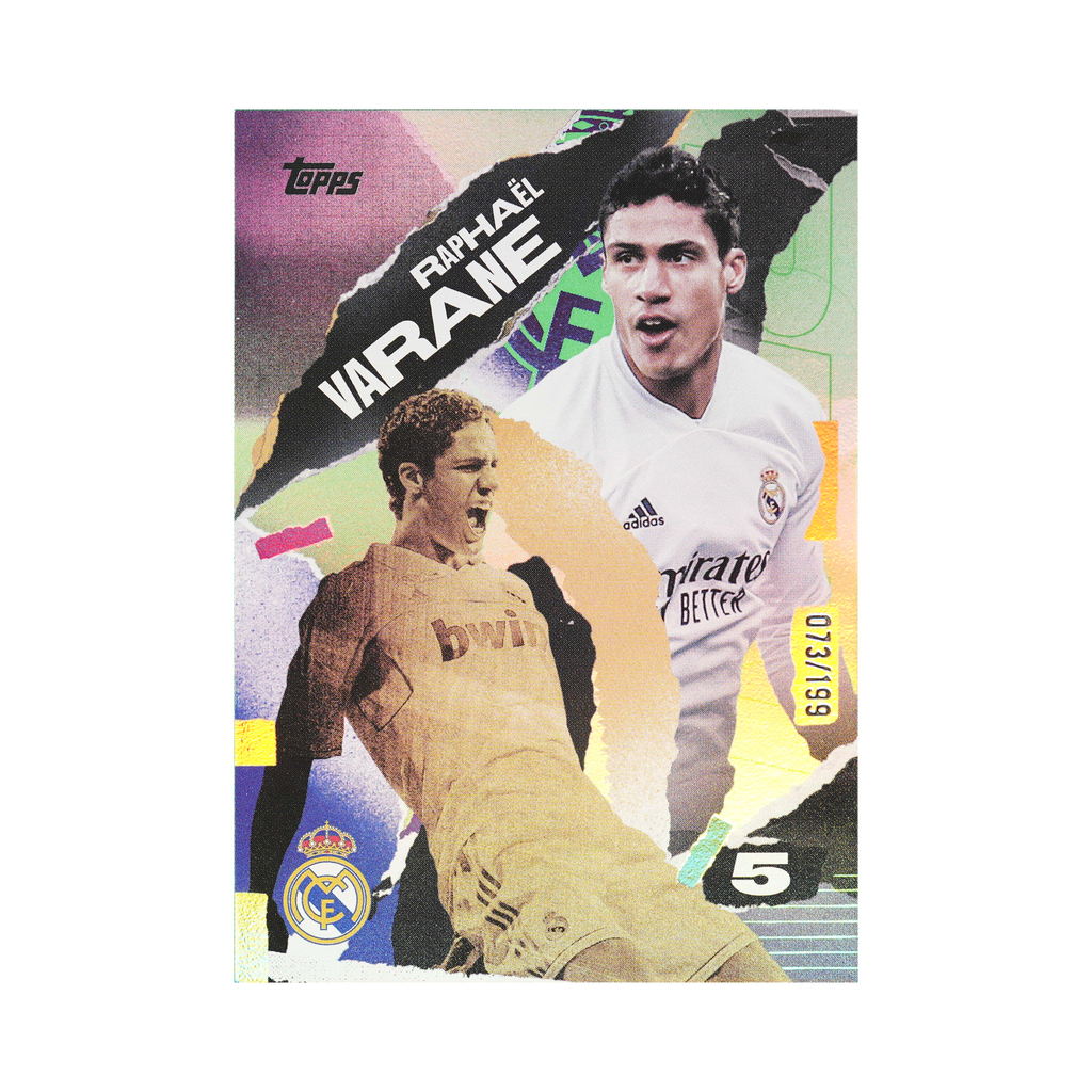 Raphaël Varane 2024/25 Green #39 013/199, front view